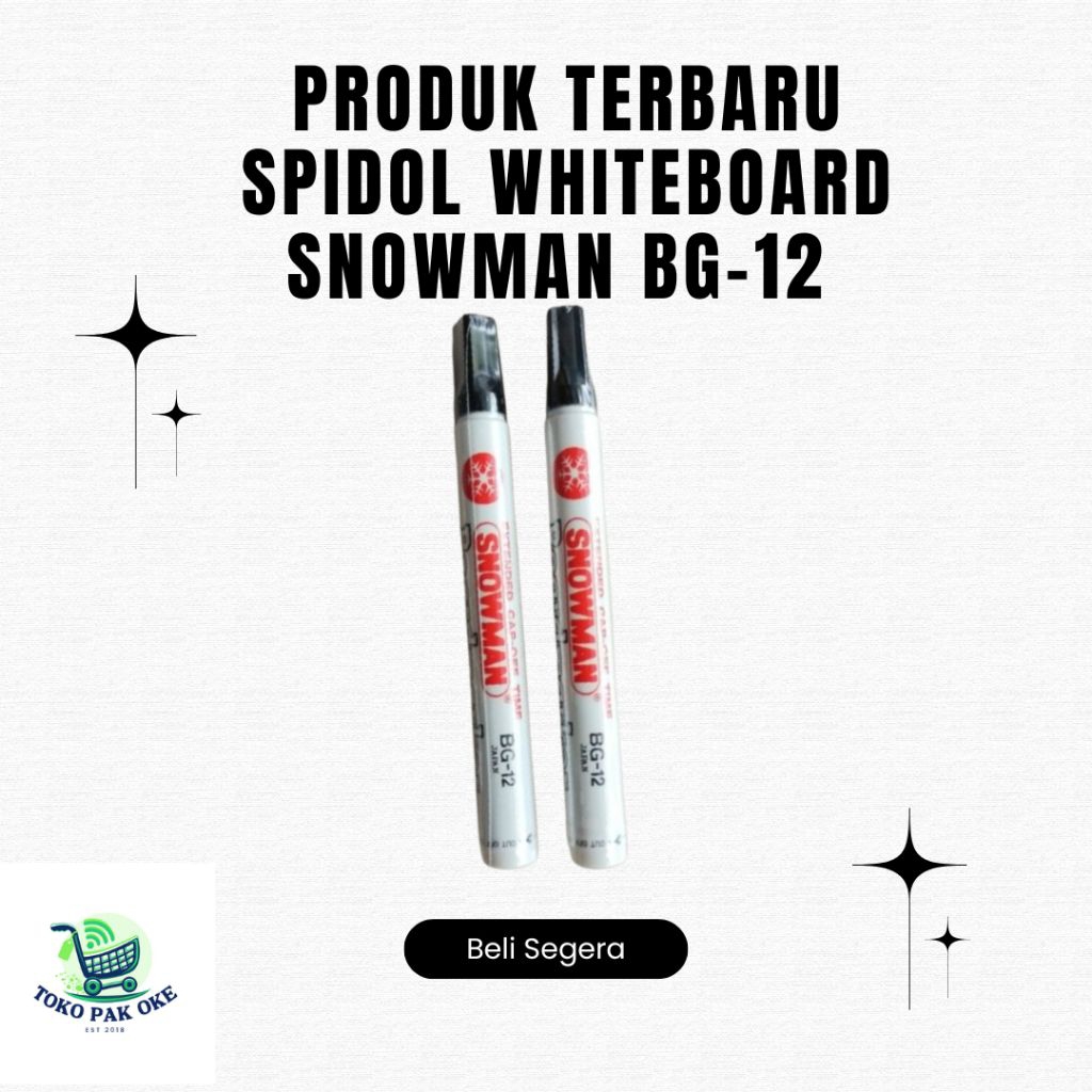 

Spidol Whiteboard Snowman BG-12