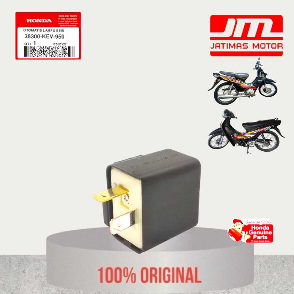 38300-KEV-950 Flasher Relay Otomatis Lampu Riting Sein Supra X 100 Fit Lama
