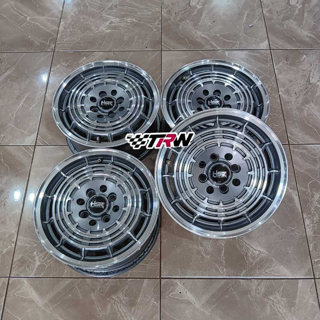 Velg Bekas Mobil Seken Ring 14 Hsr RTR Baut 4x100 4x114,3 Xenia Avanza Carry Brio Sigra Wuling