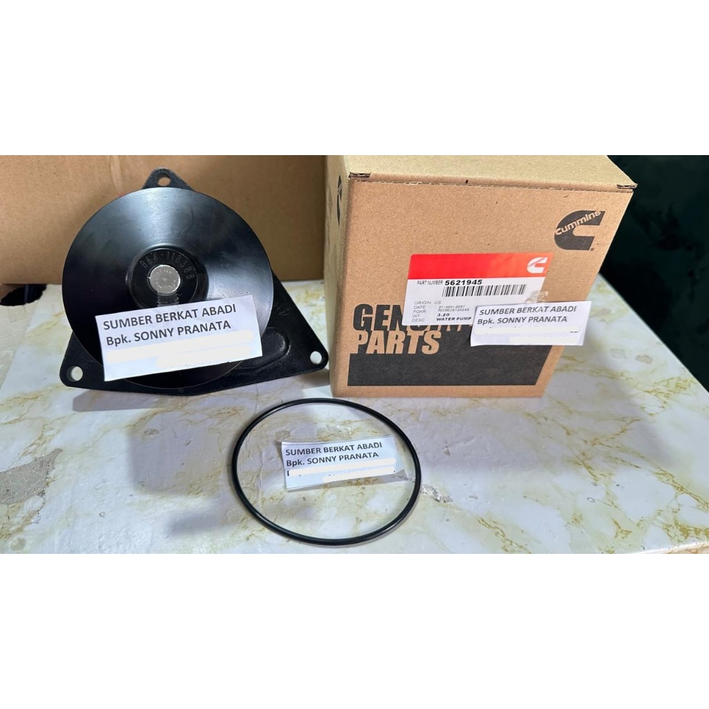 CUMMINS 5402699 WATER PUMP 5621945 3966841 6746-61-1200 BLK-118388 BLK 118388 BLK118388 6746 61 1200
