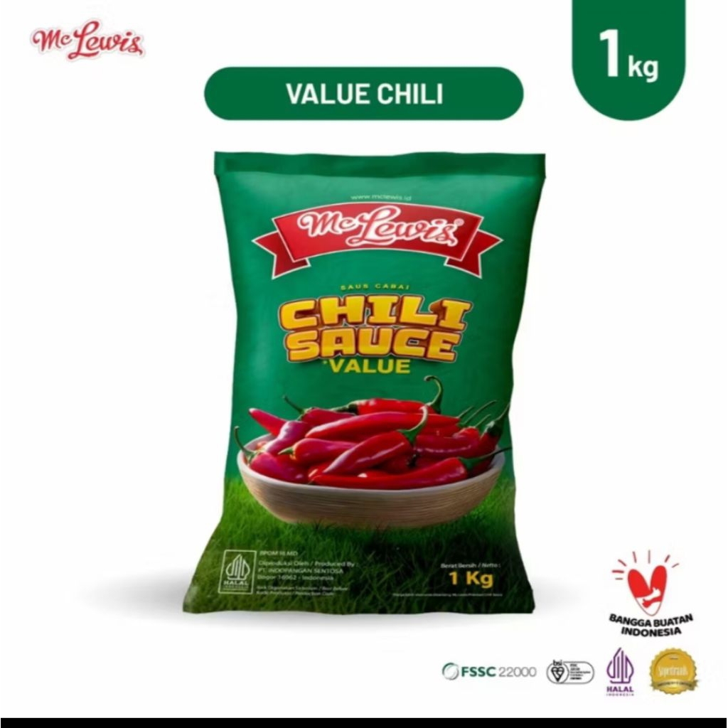 

Mc Lewis Saus Pedas 1Kg