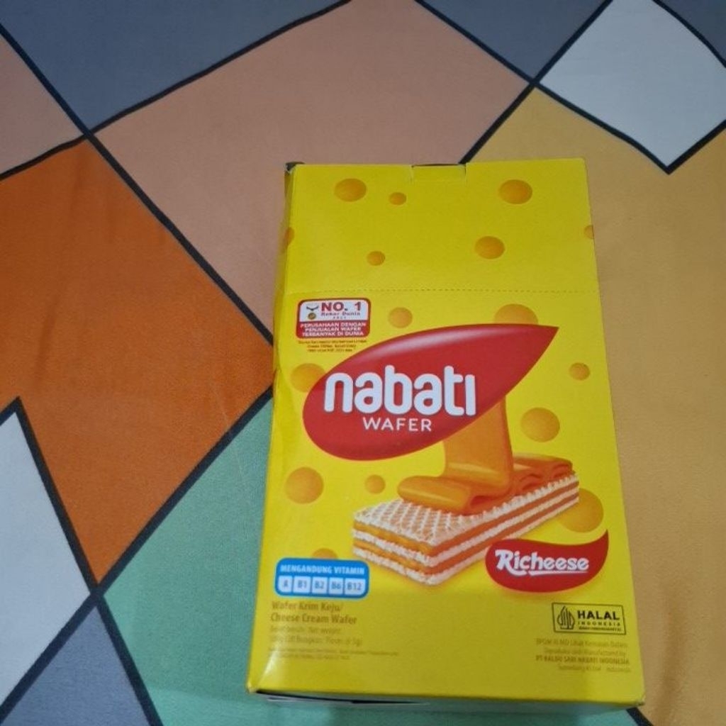 

Nabati Wafer 500an Rasa Krim keju
