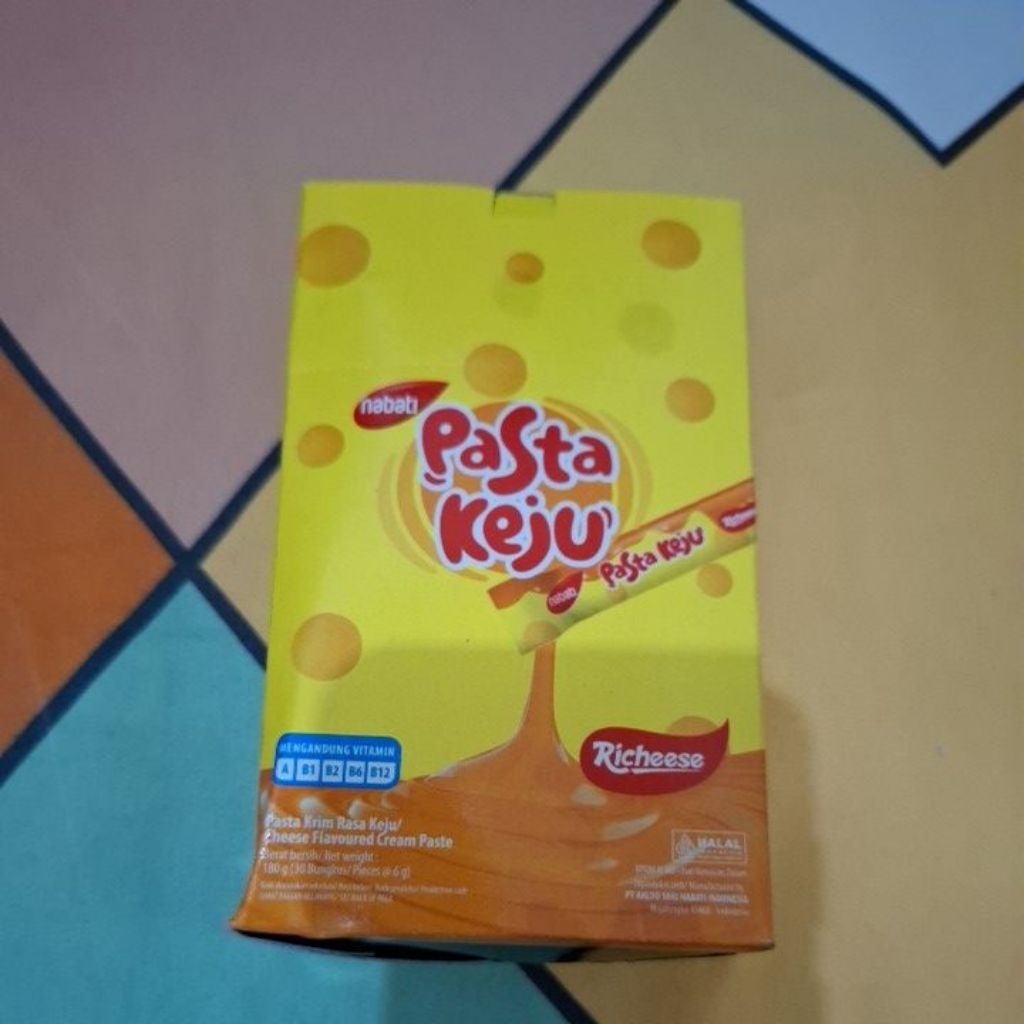

Nabati Pasta Keju Richeese Box ( isi 30 bungkus )