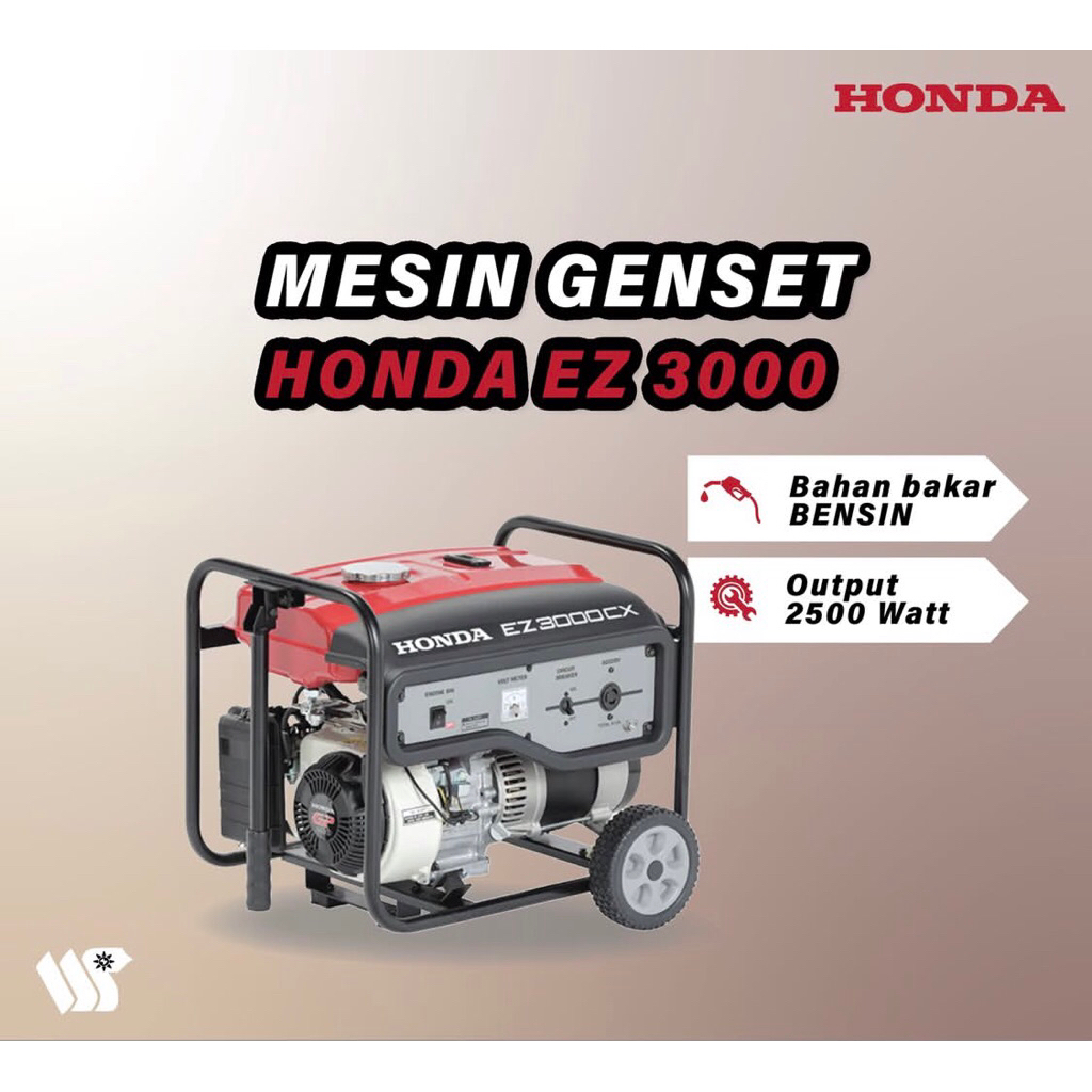 Genset Bensin Honda EZ3000 CX Generator Genset 2500W Genset Bensin