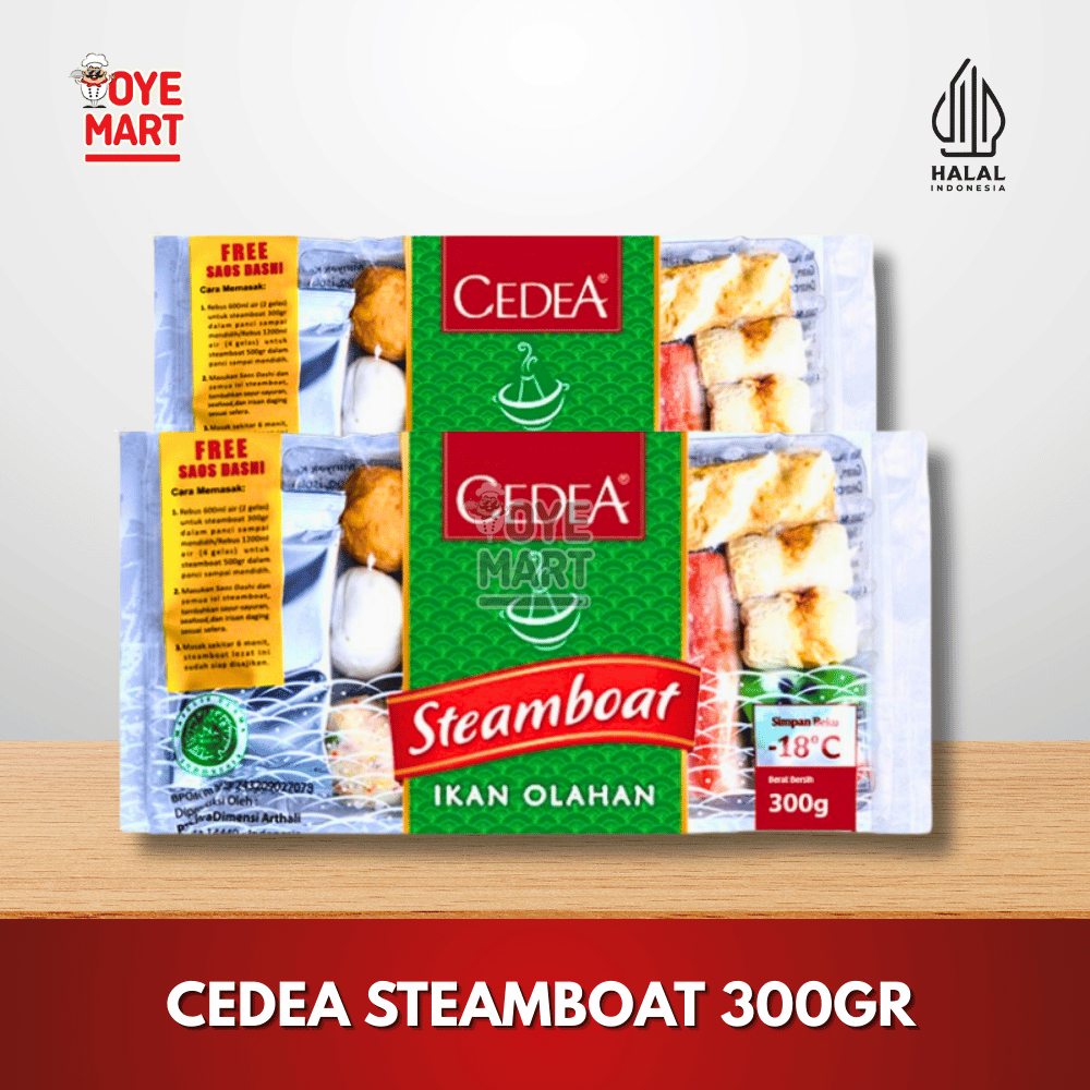 

CEDEA STEAMBOAT 300GR SHABU SHABU INSTANT SUP SEAFOOD SUKI