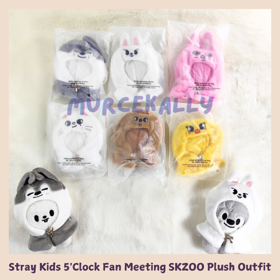 [LAST STOCK] Stray Kids 5'Clock Fan Meeting SKZOO Plush Outfit - Official