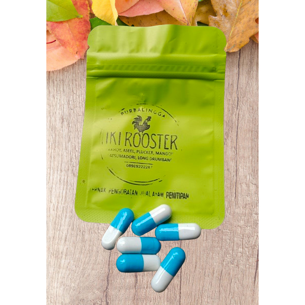 1bungkus kapsul mental ' obat menaikan mental ayam ' jamu menaikan mental ayam