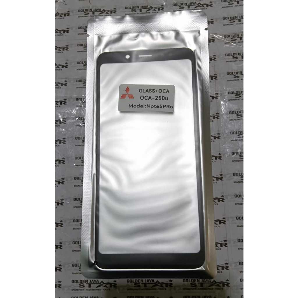 GLASS OCA REDMI NOTE 5 PRO