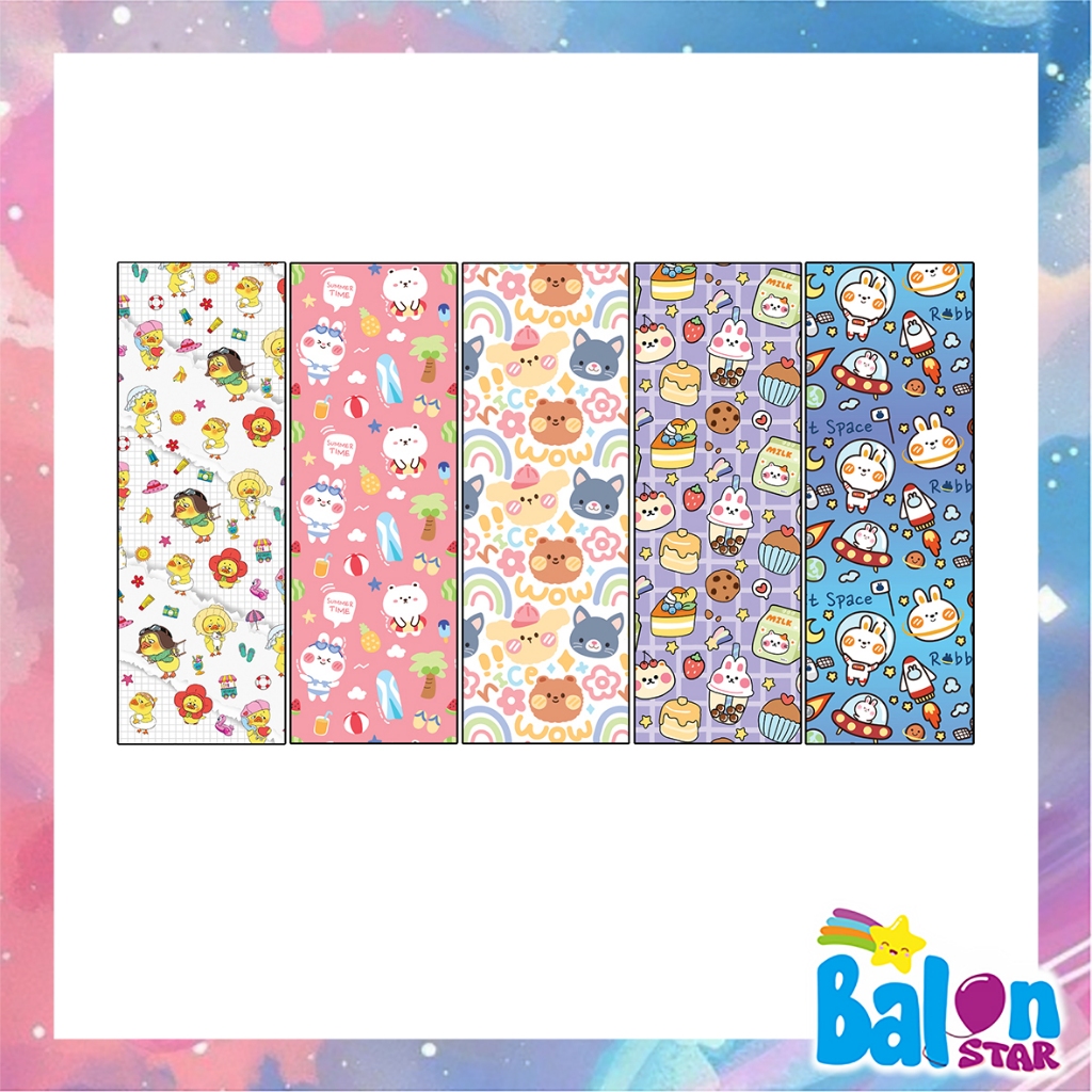 

kertas kado ANIMAL CUTE B sansan wawa / kertas kado CUTE/ Kertas Kado Setara Sanwa Sansan Wawa