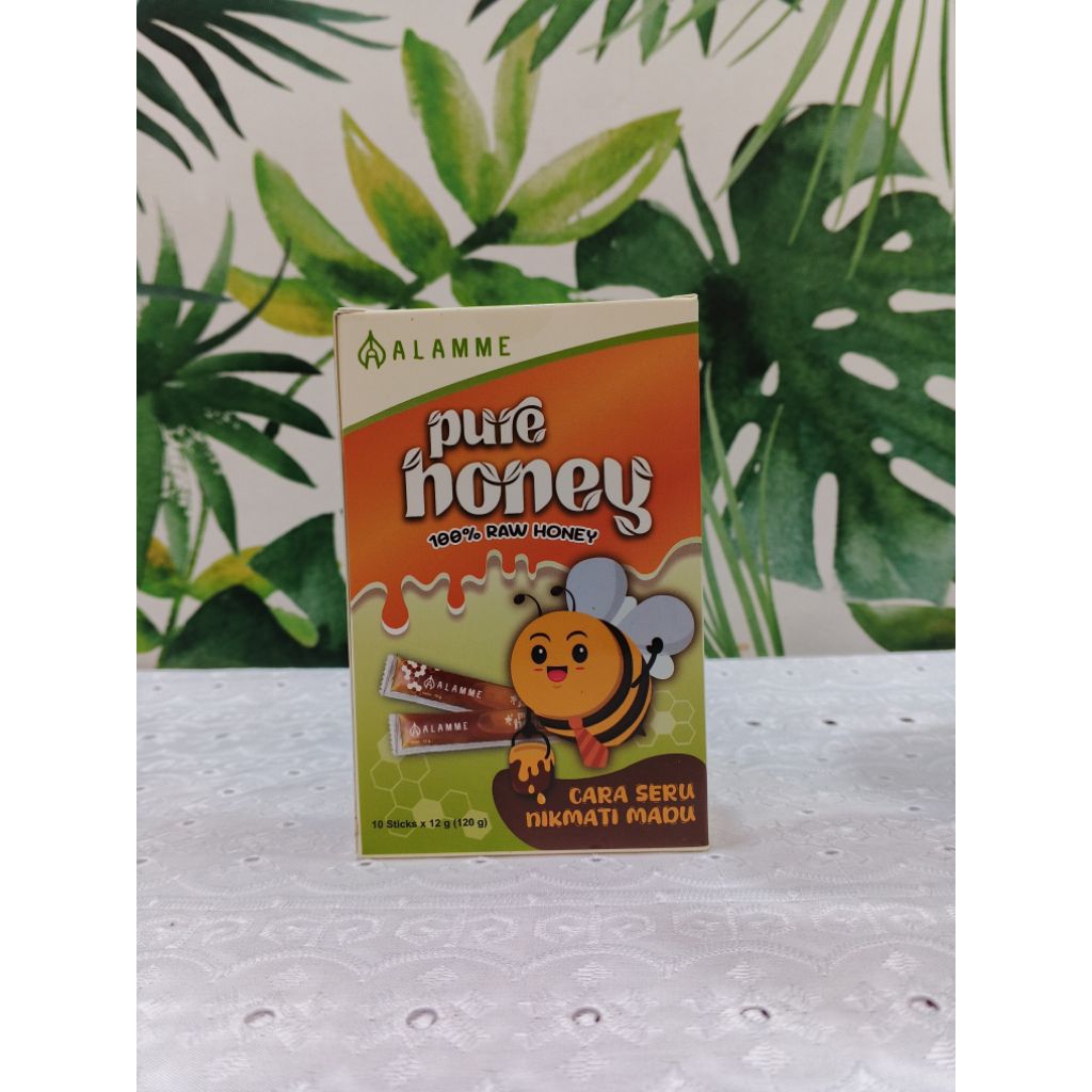

Alamme Pure Honey 100% Raw Honey 10 stick × 12 g (120 g)