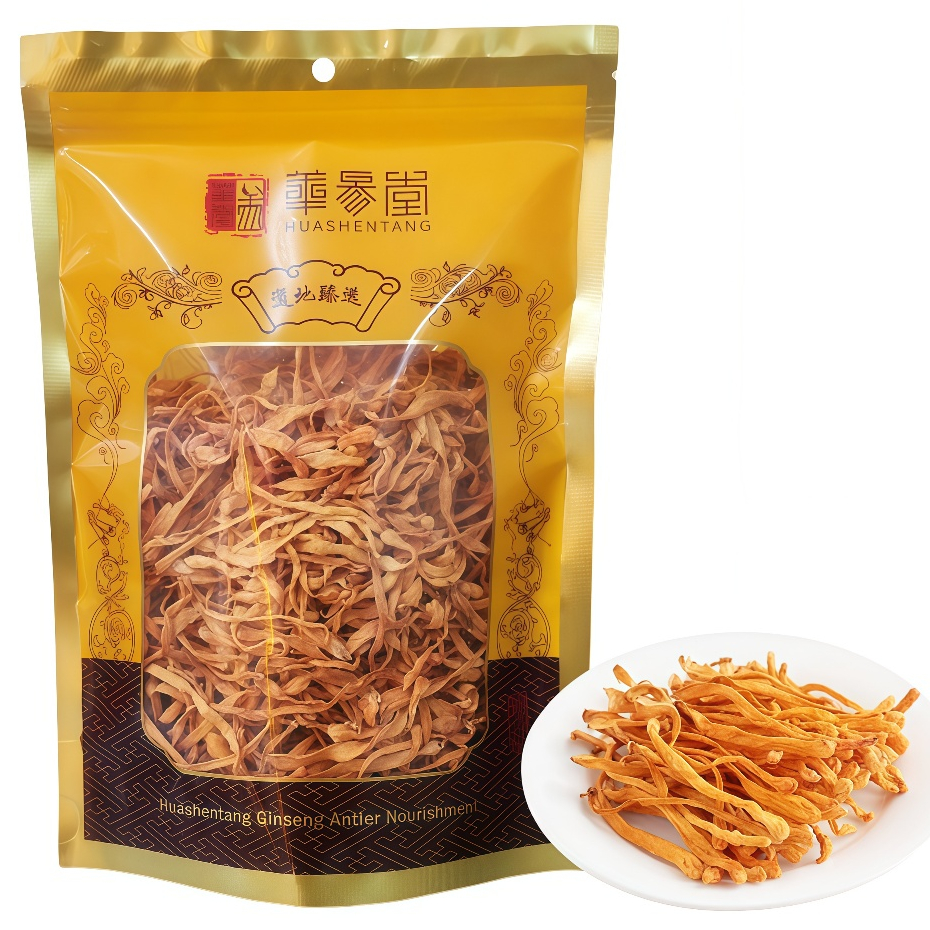 

Cendawan Cordyceps Kering Bahan Masakan Cordyceps Dried Cordyceps / Flowers CHONG CAO HUA (虫草花) Bunga Cordyceps / Jamur Cordyceps 100gr
