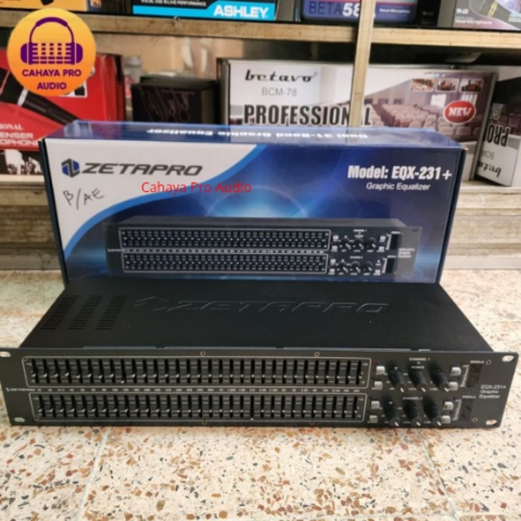 Equalizer Zetapro EQX 231 + Plus Subwoofer
