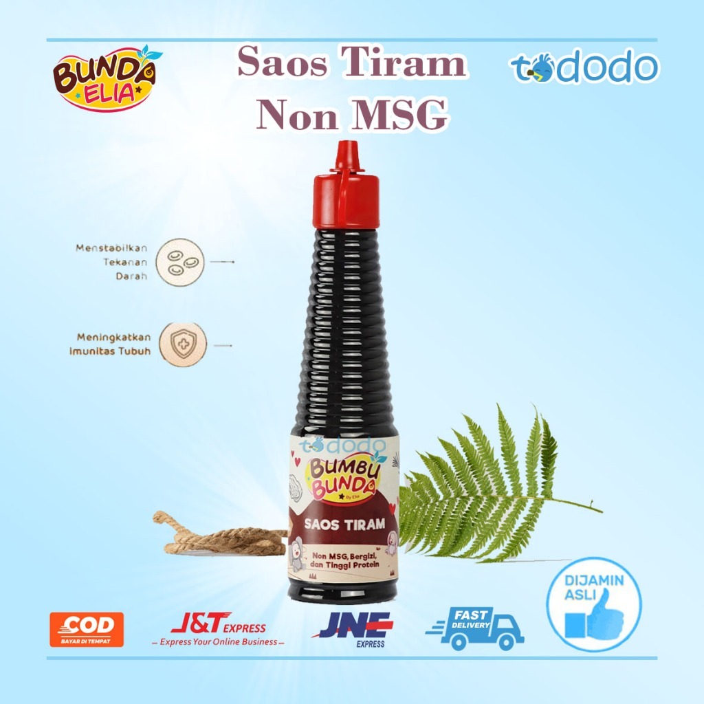 

Saus Tiram Non MSG / Bumbu MPASI Anak Bumbu Bunda Halal