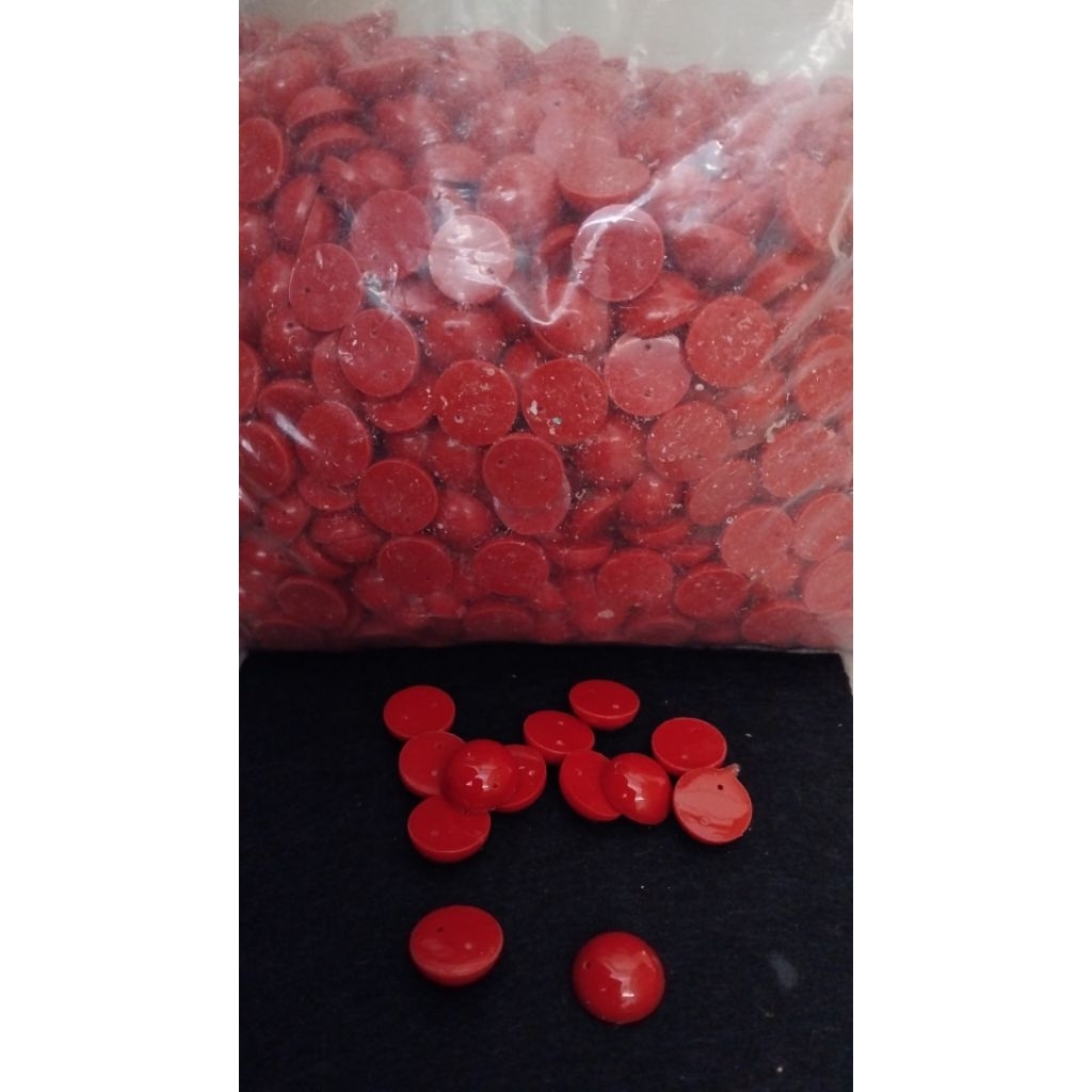 Mutiara Setengah Lingkaran 13mm / Crystal Aksesoris Fashion