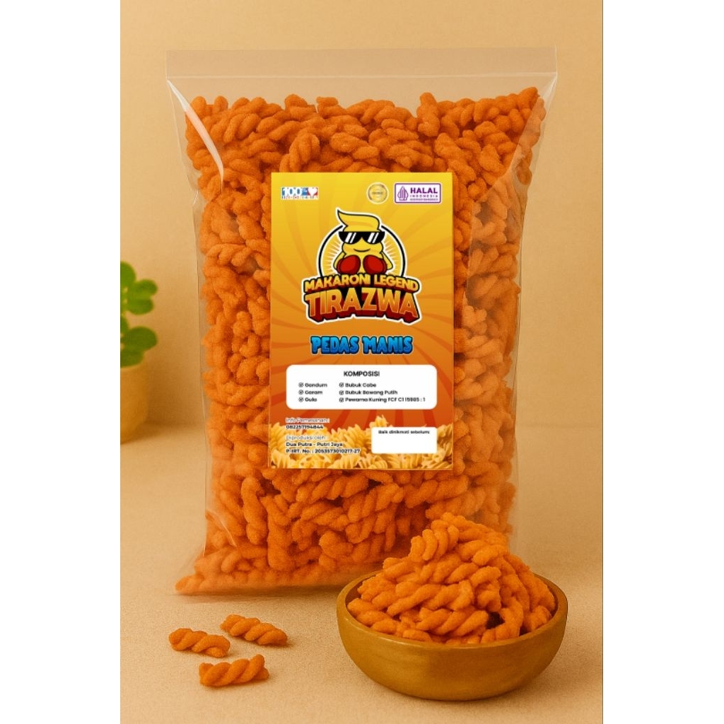 

Makaroni Spiral Tirazwa rasa PEDAS MANIS