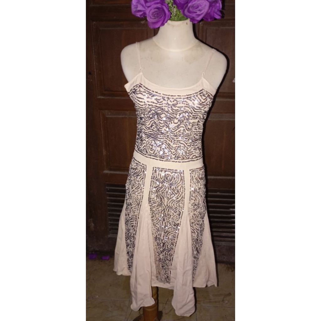 Calvin Klein peach blink dress