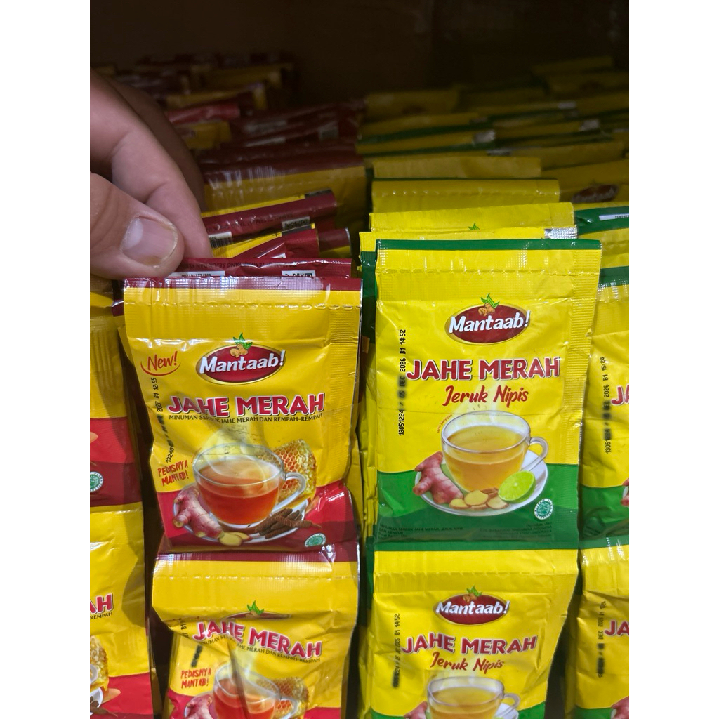 

Mantaab! Jahe merah renteng 15/18gram
