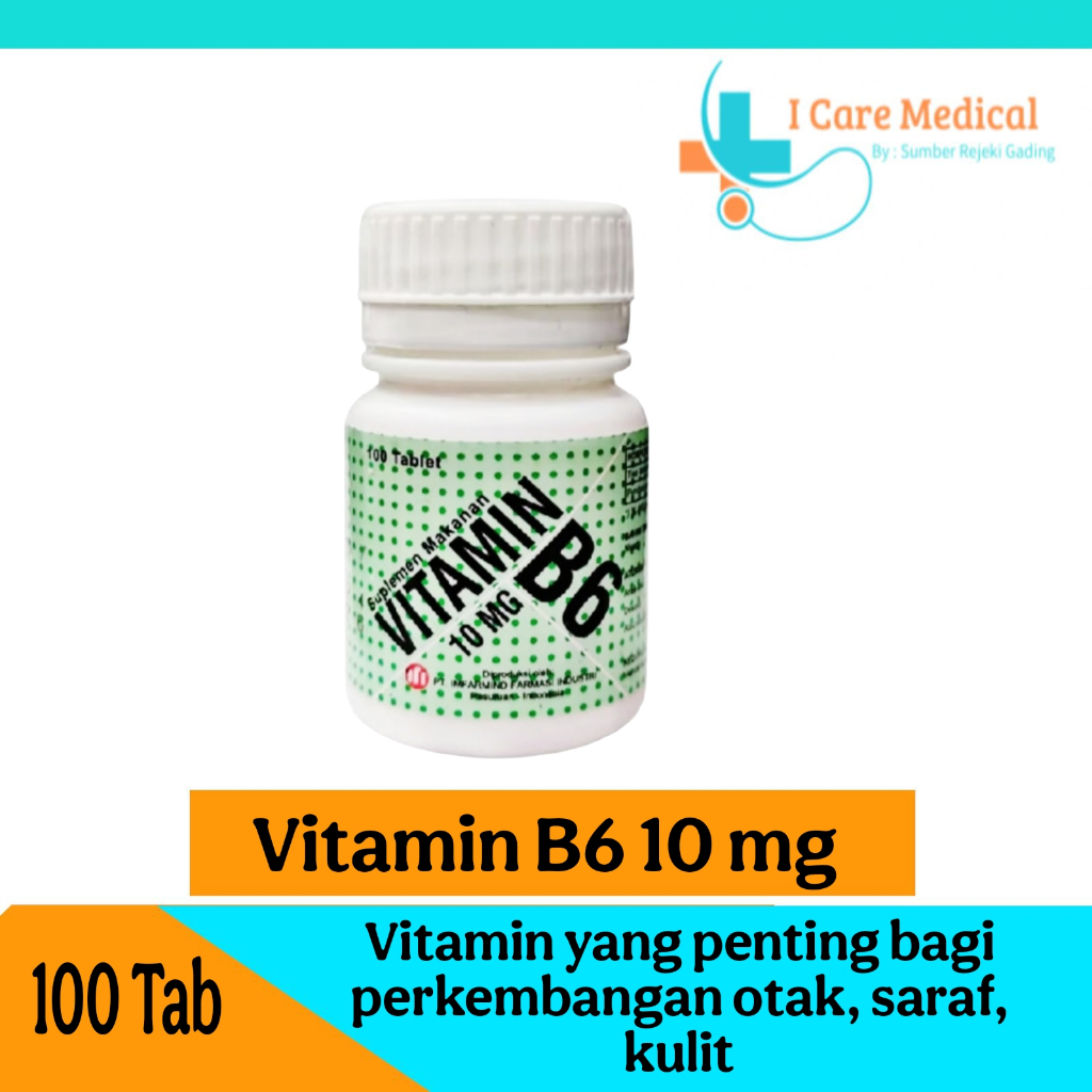Vitamin B6 Botol Isi 100 Tablet Infarmind