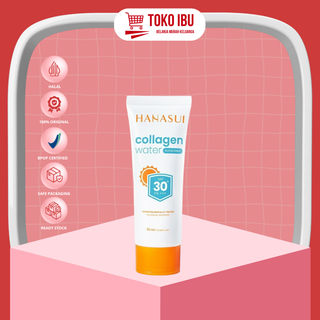 Hanasui Collagen Water Sunscreen SPF 30 / Sunscreen Hanasui SPF 30+