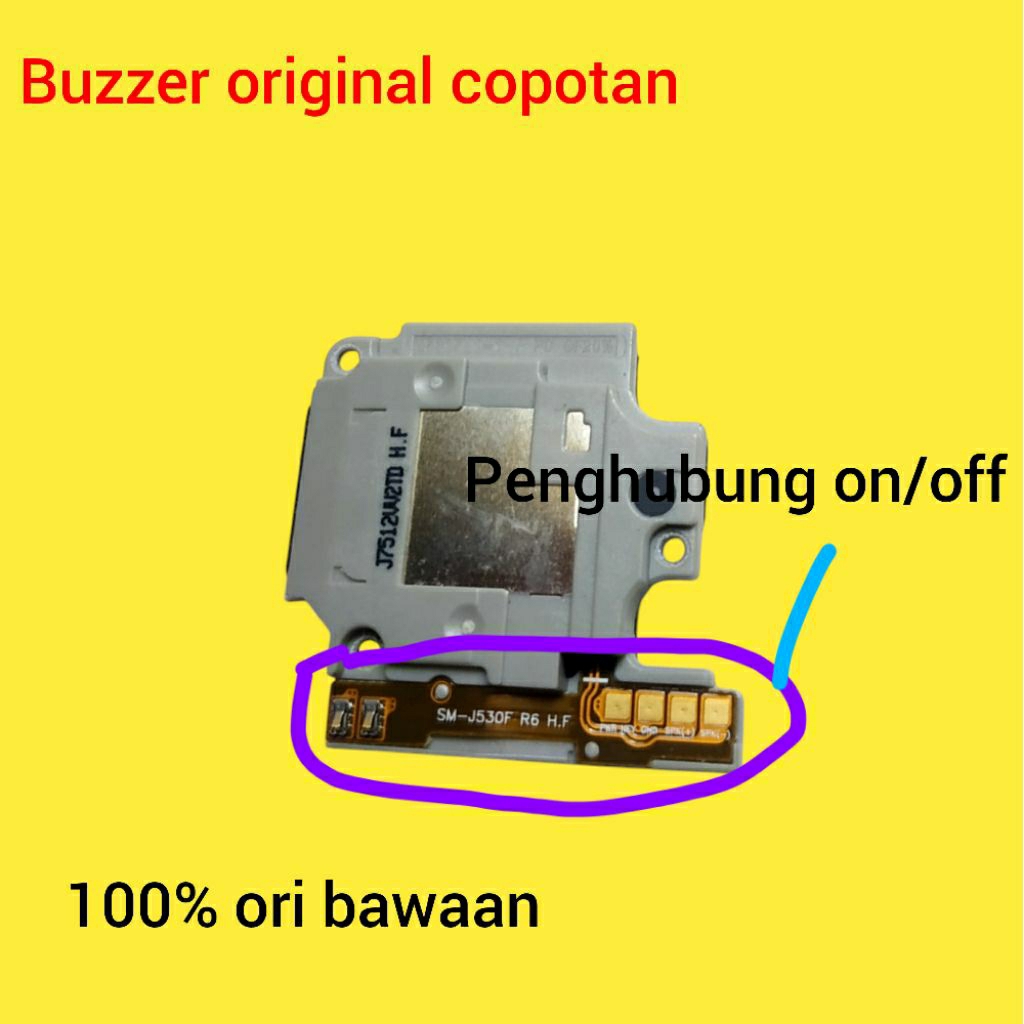 BUZZER samsung J5 pro Speaker Musik ori 2nd