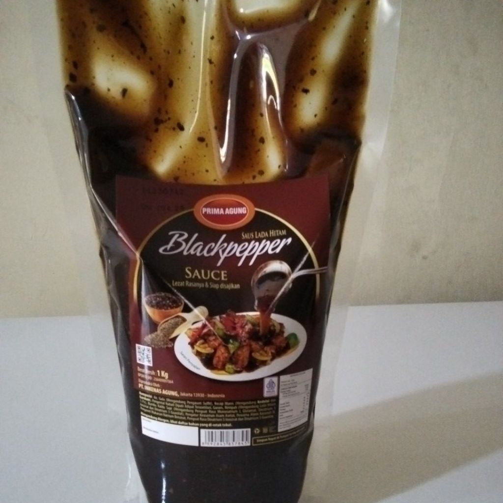 

PRIMA AGUNG SAUS BLACK PEPPER/ LADA HITAM 1KG
