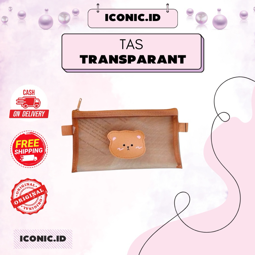 

Iconic.id - Tas Alat Tulis / Tempat Pensil Karakter / Tempat Pensil Motif Transparant
