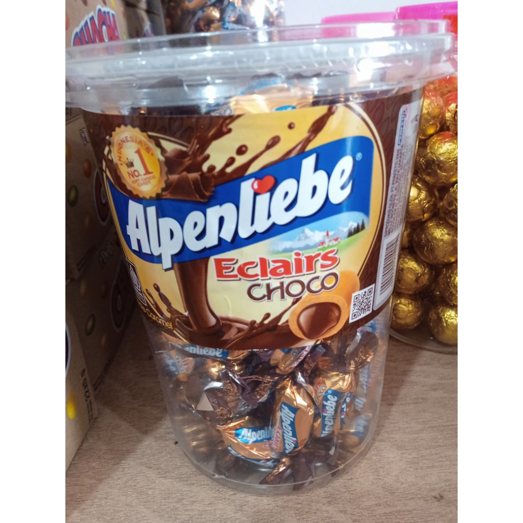 

permen alpenliebe eclairs isi 100butir toples