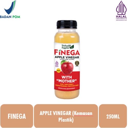 

Finega Apple Vinegar / Cuka Apel Alami 250ml (Botol Plastik)
