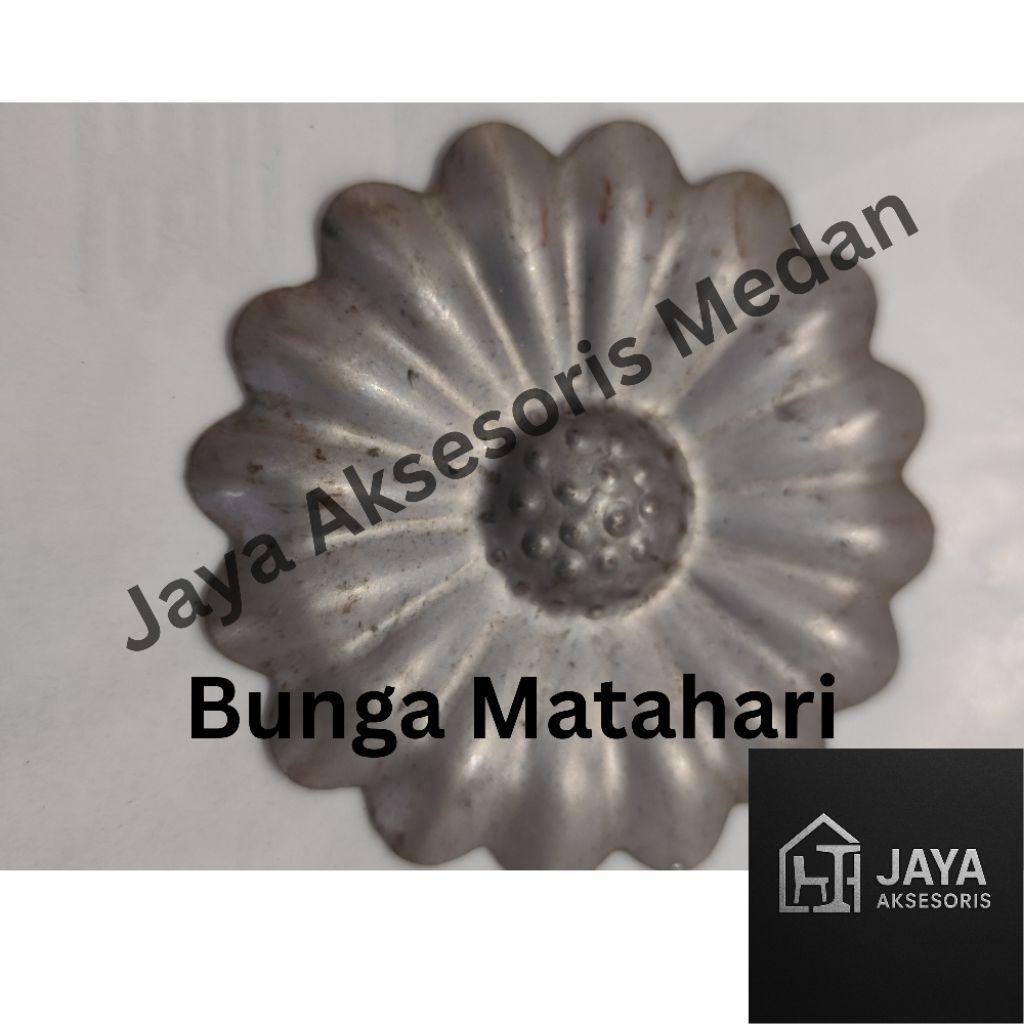 Ornamen Aksesoris Besi Bunga Matahari