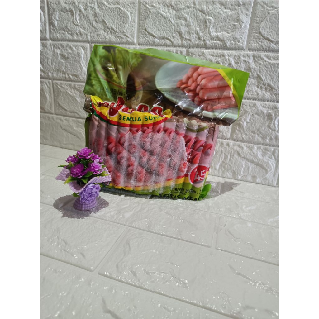 

Makanan beku Frozen food NGEJOSS Sosis merah 1kg