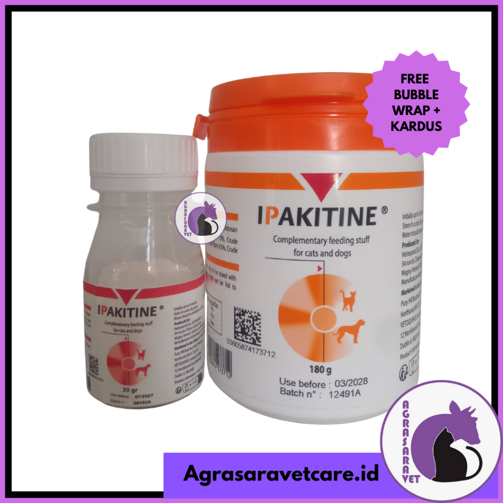Ipakitine Vetoquinol Suplemen Ginjal Anjing Kucing
