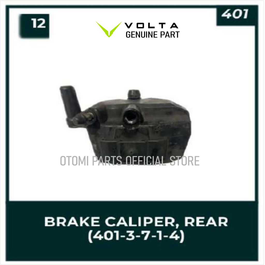 VOLTA ORIGINAL - KALIPER DEPAN BELAKANG MOTOR LISTRIK VOLTA 401, VIRGO, MANDALA