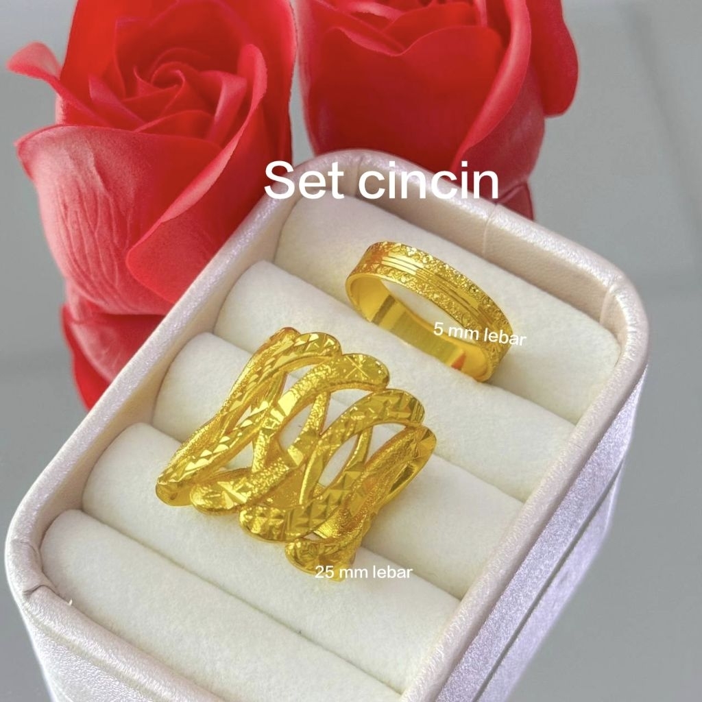 Perhiasan Mas Bangkok lapis emas 99% mirip emas asli