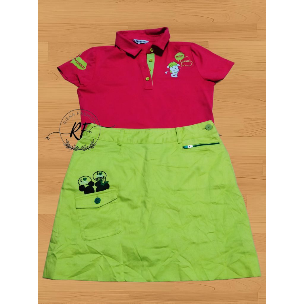 Baju Golf set Passardi X Disney