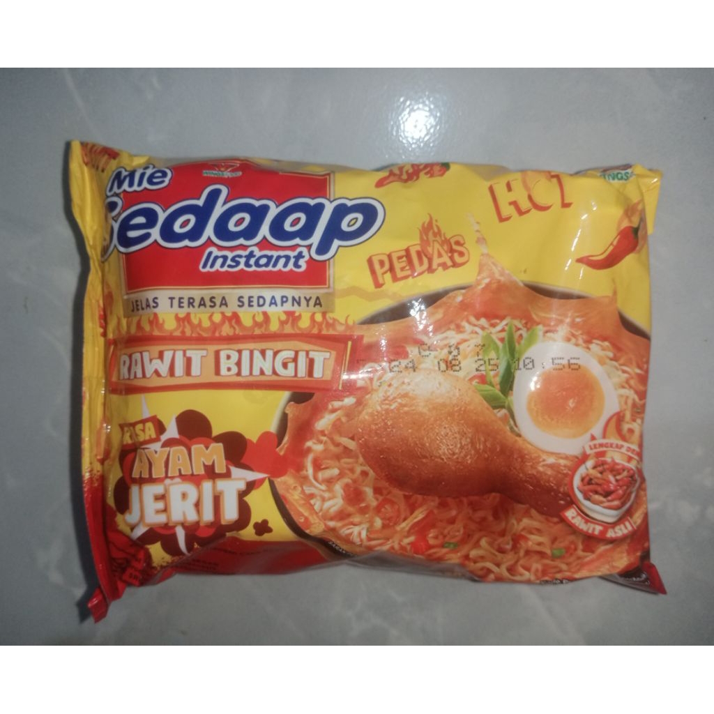 

mie sedaap rawit bingit rasa ayam jerit