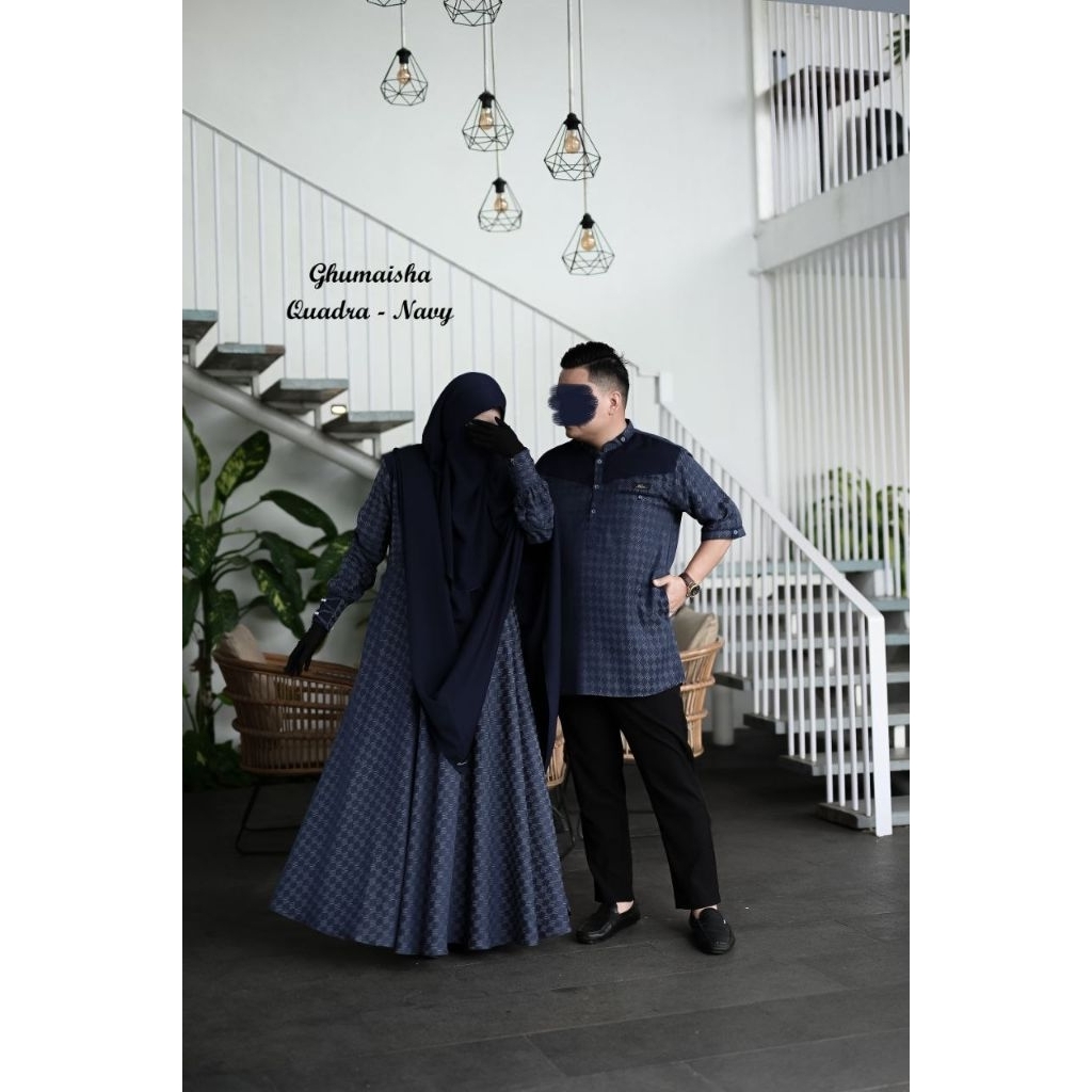 SET GAMIS & KEMKO QUADRA by GHUMAISHA COLLECTION