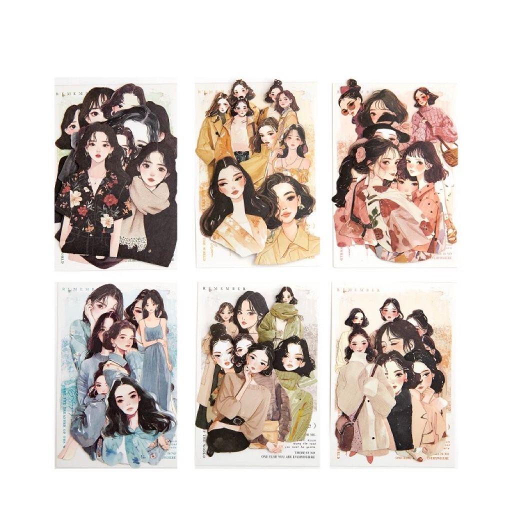 

REMEMBER GIRL HVS STICKER SET
