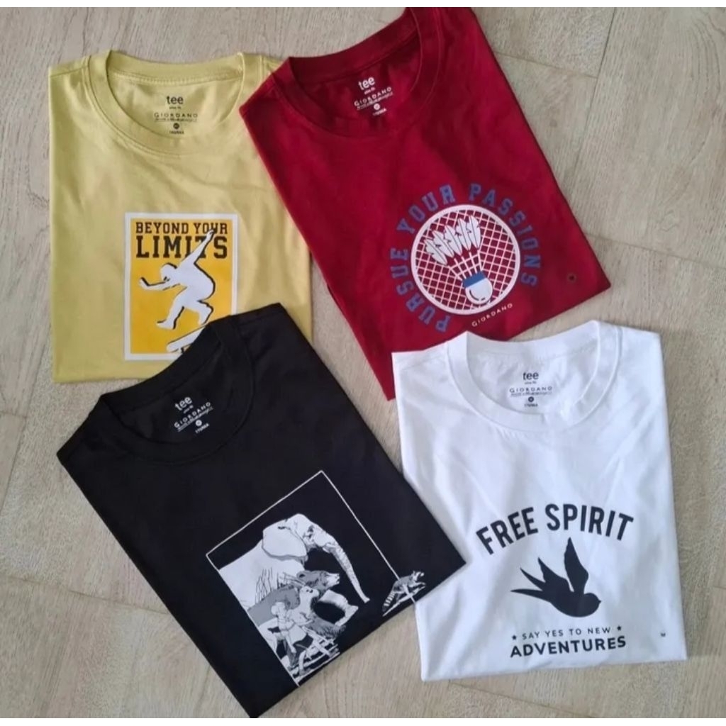 Kaos Pendek Giordano Kaos Giordano Short Sleeve