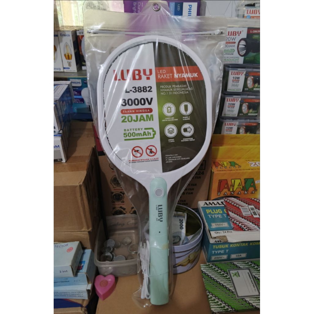 Raket nyamuk LUBY L-3882
