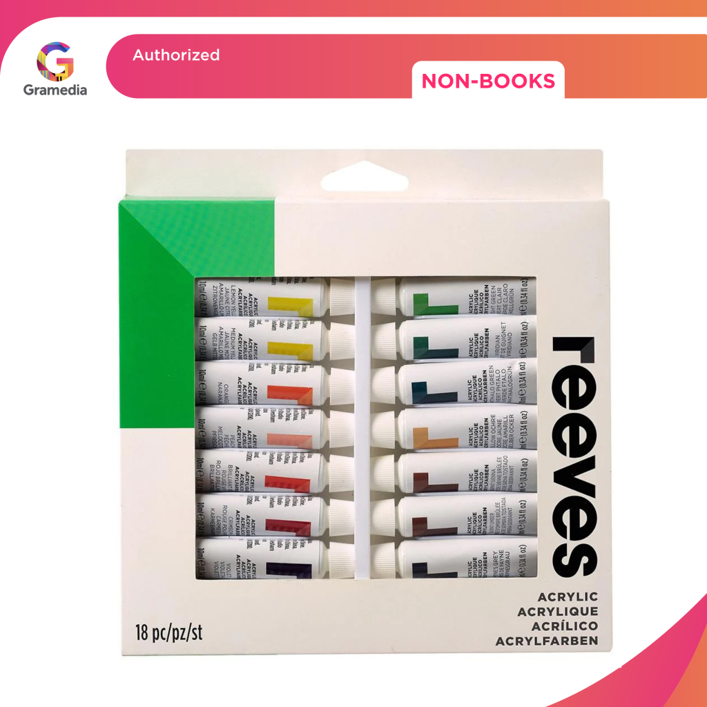 

Gramedia Manado-Reeves 18 Acrylic Colour Set