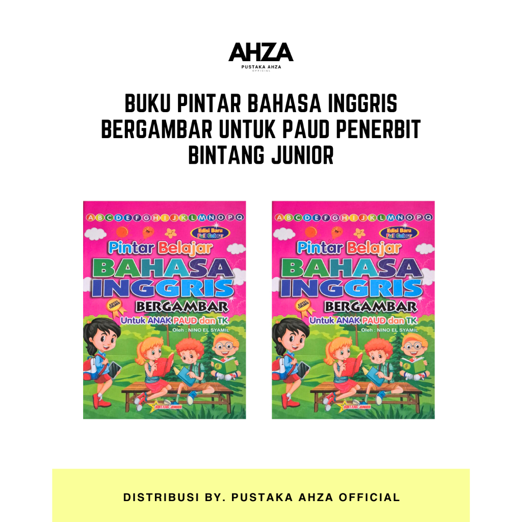 Pintar Belajar Bahasa Inggris Bergambar Untuk Anak Paud dan TK / Buku Belajar Bahasa Inggris SD