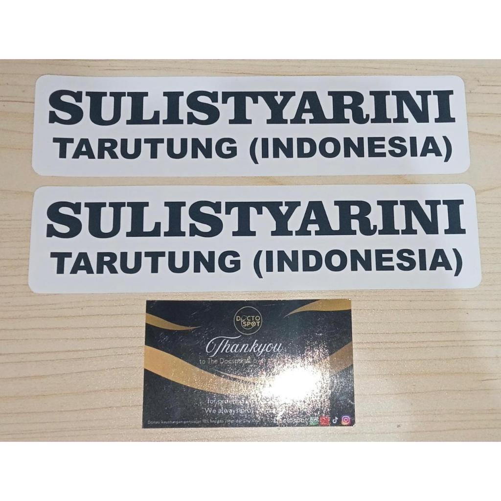 

Stiker Custom Nama Koper Minimalis Bisa custom Warna dan ukuran silakan chat admin