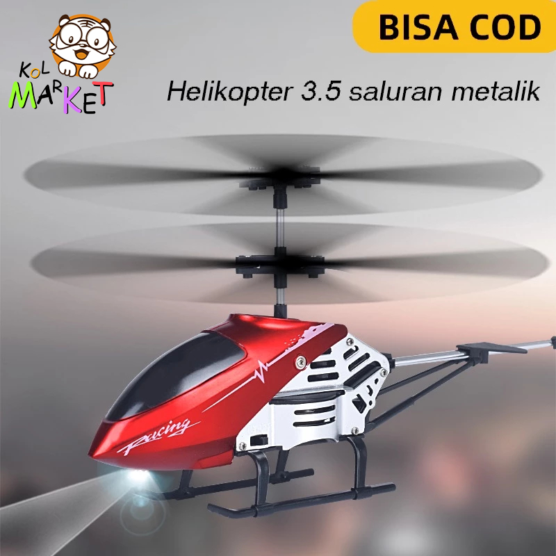 Helikopter RC 3.5CH Paduan Helikopter Mainan RC Helikopter Anak Laki-laki Mainan Helikopter Hadiah U