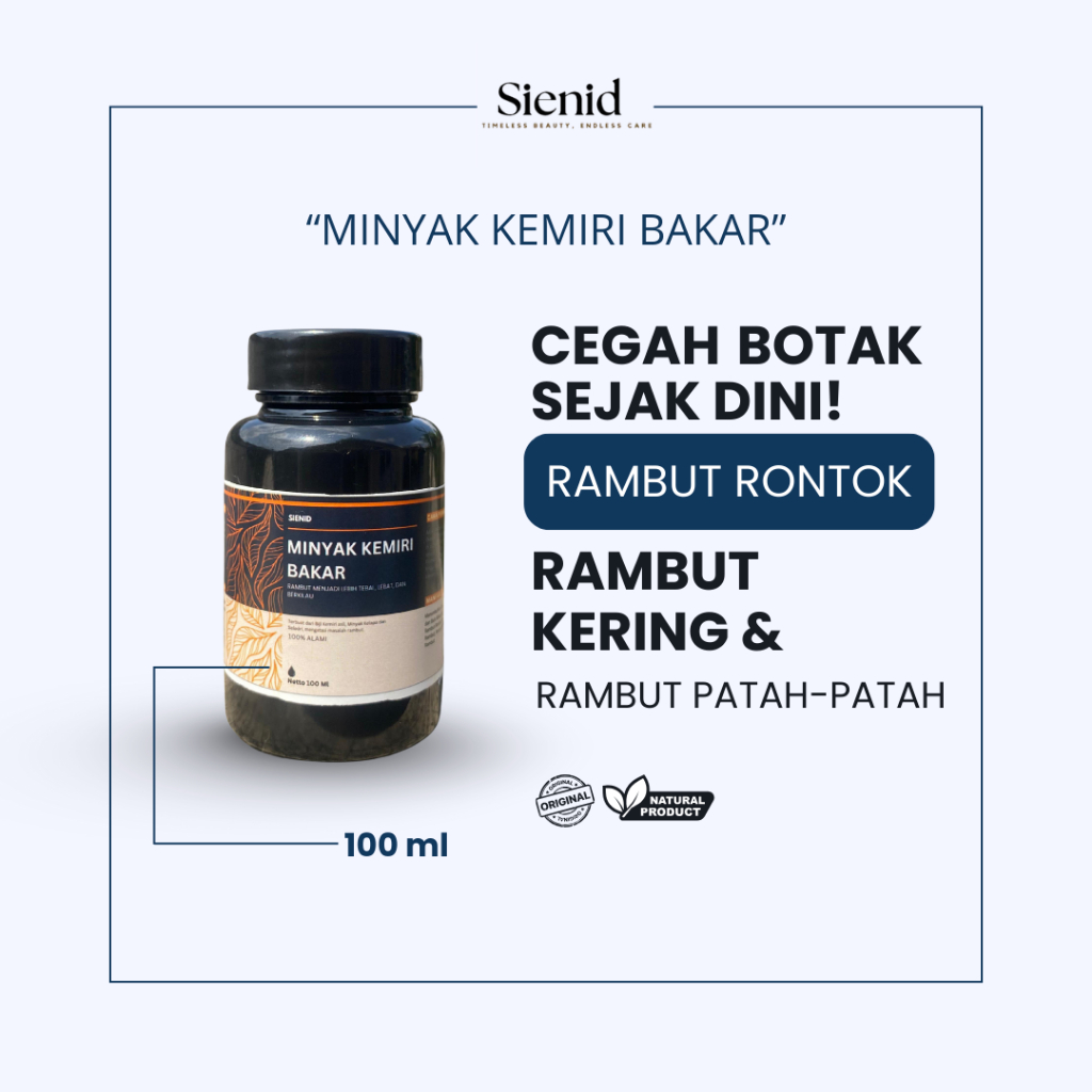 Minyak Kemiri Bakar Murni minyak kemiri kemiriku minyak rambut minyak rambut pria penumbuh rambut pe