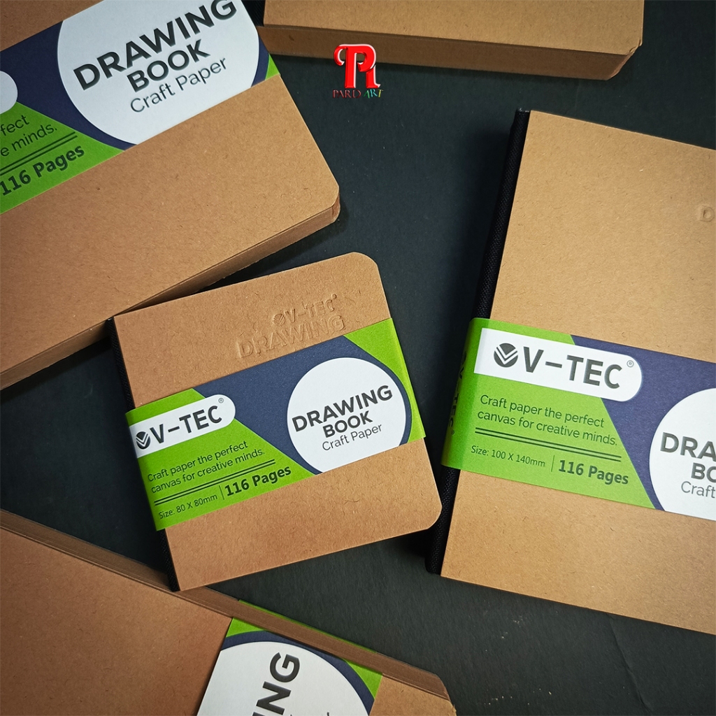 

Drawing Book 80x80mm Craft Paper / Buku Gambar 200gsm / Craft Paper