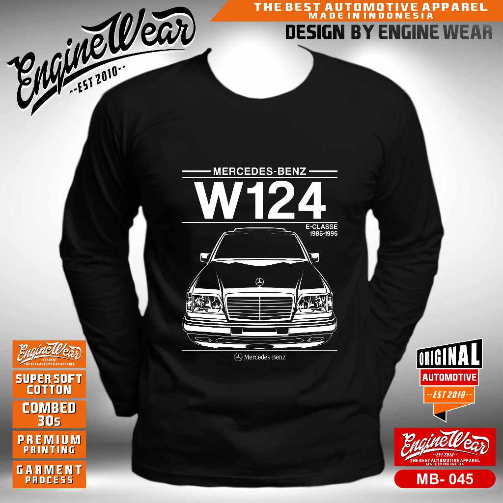 kaos mercedes benz W124 W123 W202 W203 W204 W210 W211 W212 W140 tshirt mercy boxer sportline E300 mo