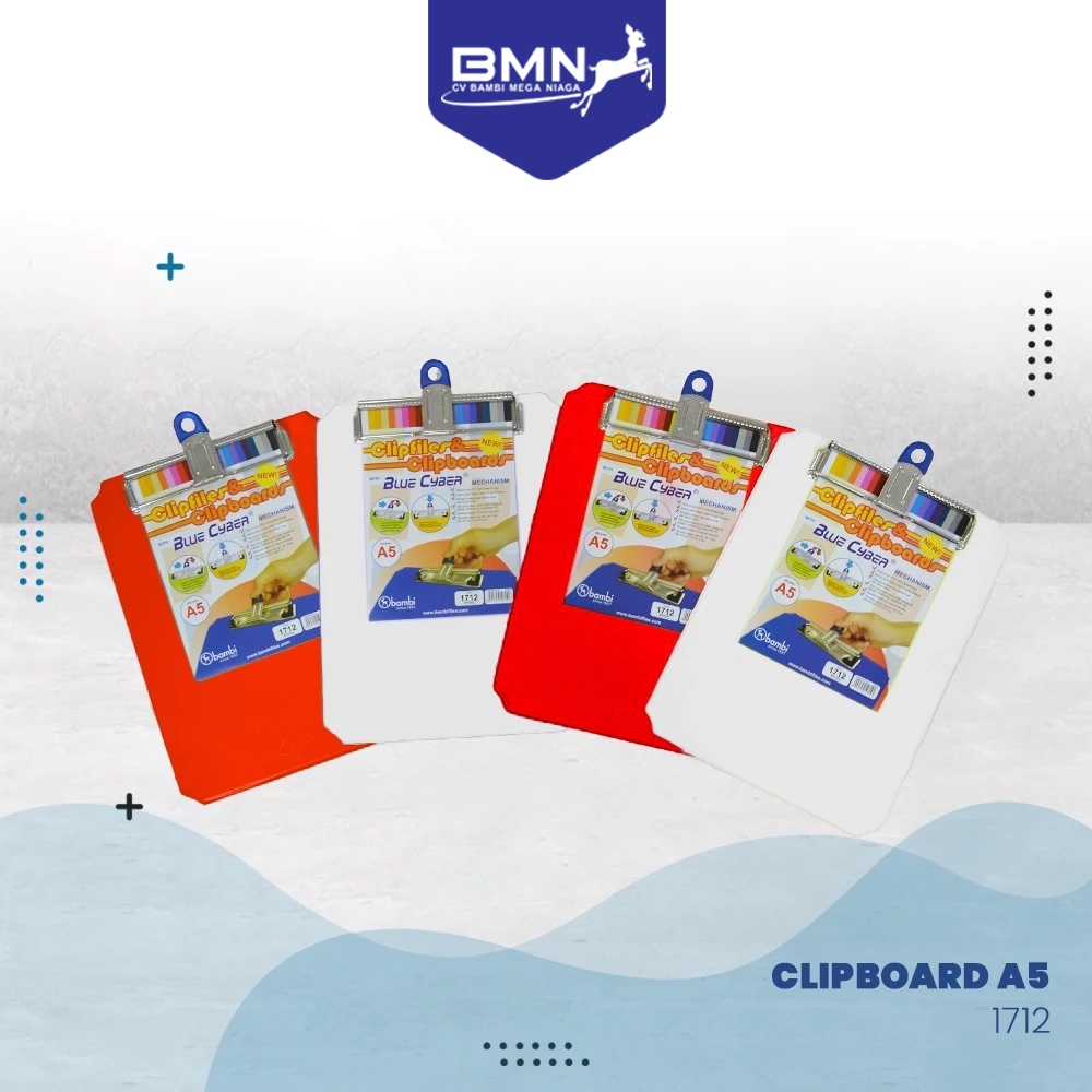 

Bambi Clipboard A5 / Papan Ujian / Papan Jalan Mini – 1712