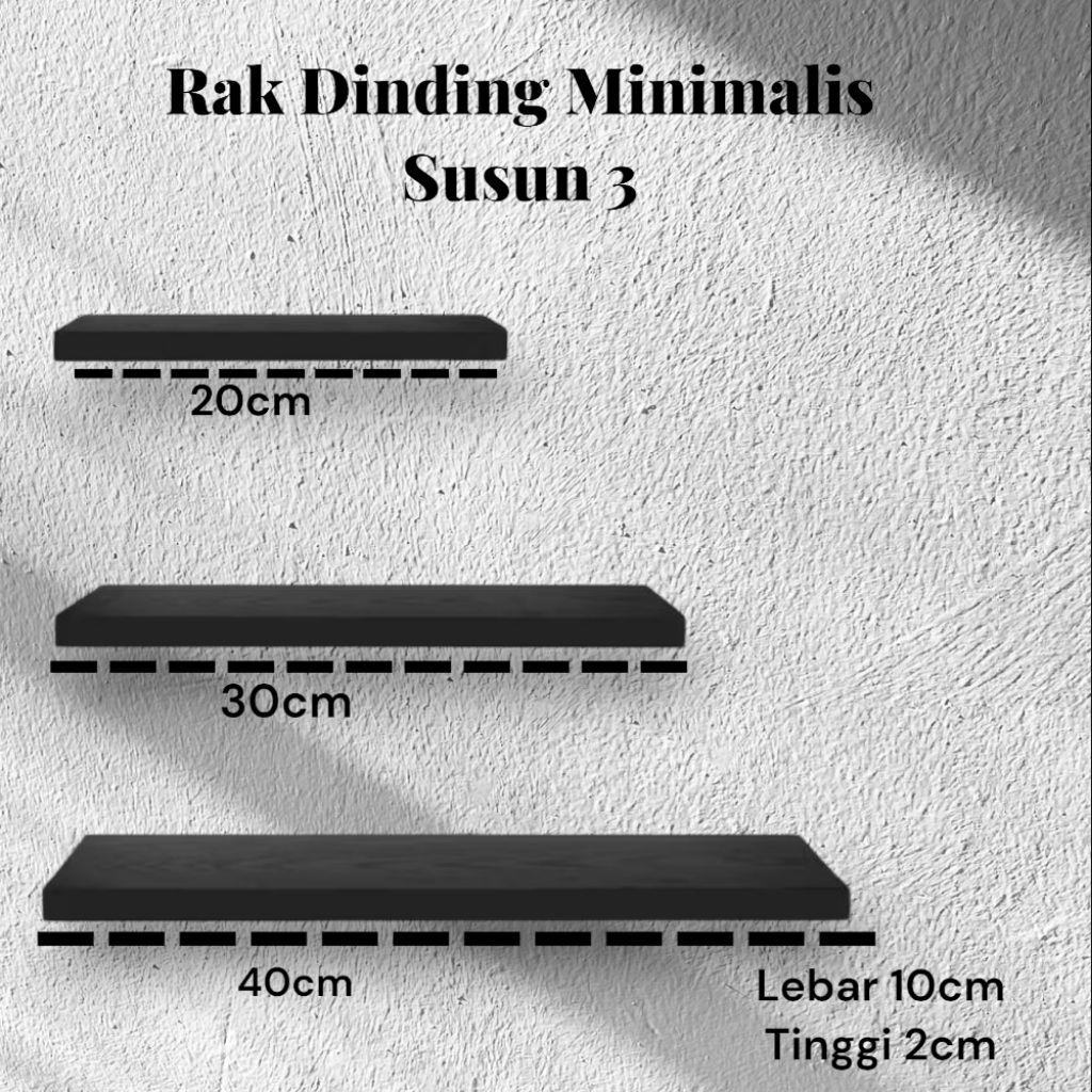 Rak Tempel Dinding/Rak Mainan estetik Rak dinding Minimalis
