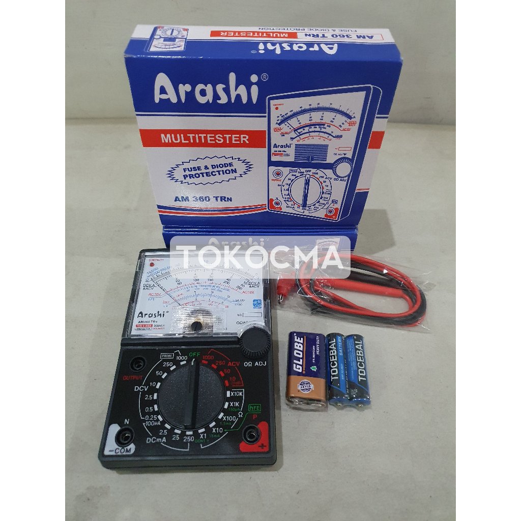 Multitester Analog / Avometer Analog / Multimeter AM360TRN Arashi