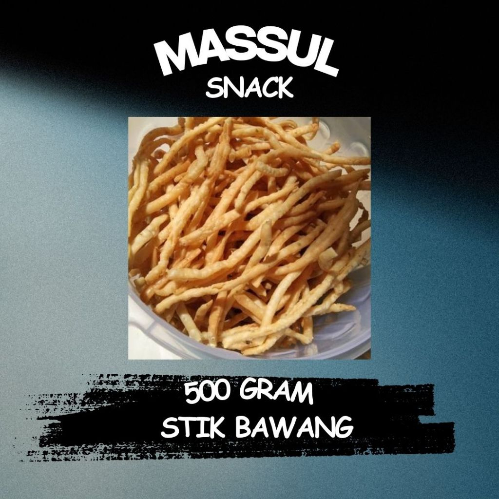 [500 gram] Stik Bawang Gurih Renyah Maknyus